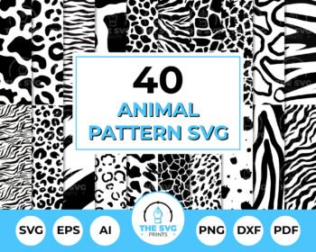 Animal Pattern SVG Bundle - The SVG Prints