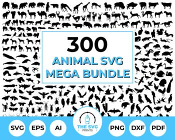 Animal SVG Mega Bundle-TheSVGPrints