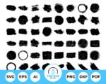 Brushstroke Keychain SVG Bundle – The SVG Prints
