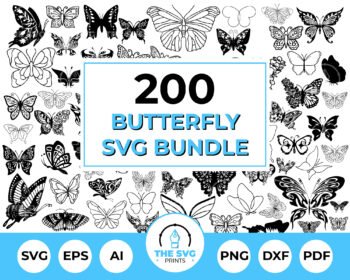 Butterfly SVG Mega Bundle - The SVG Prints