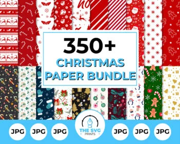 Christmas Digital Paper Bundle - The SVG Prints