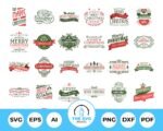 Christmas Badges SVG Bundle – The SVG Prints