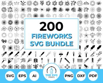 Fireworks SVG Mega Bundle - The SVG Prints