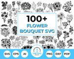 Flower Bouquet SVG Mega Bundle - The SVG Prints