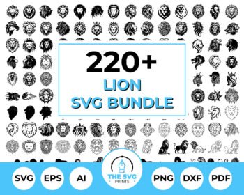Lion SVG Mega Bundle - The SVG Prints