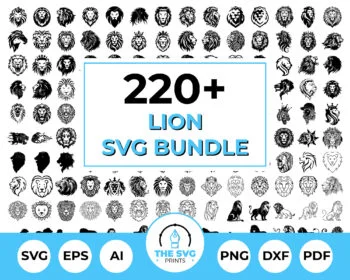 Lion SVG Mega Bundle - The SVG Prints