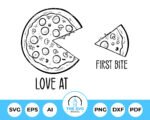 Love At First Bite SVG - The SVG Prints