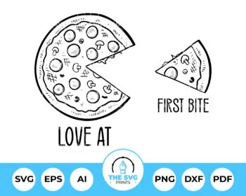 Love At First Bite SVG - The SVG Prints