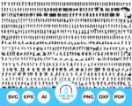 People Silhouette SVG Mega Bundle-TheSVGPrints