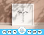 Personalized Jesus Cross Shaped Lyrics SVG – The SVG Prints