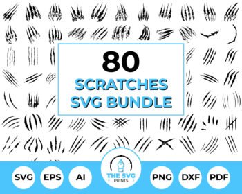 Scratches SVG Bundle - The SVG Prints