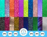 Colorful Glitter Digital Paper Mega Bundle – The SVG Prints