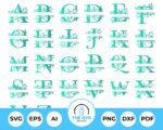Split Monogram SVG Bundle – The SVG Prints
