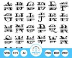 Split Monogram SVG Bundle – The SVG Prints