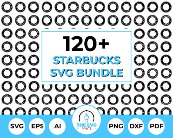 Starbucks Round SVG Bundle - The SVG Prints