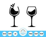 Wine Glass SVG – The SVG Prints