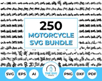 Motorcycle SVG Bundle - The SVG Prints