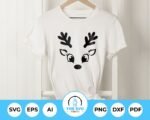 Reindeer Tshirt SVG For Christmas – The SVG Prints