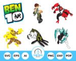 Ben Ten Character SVG Bundle – The SVG Prints