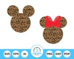 Leopard Print Mickey Minnie SVG – The SVG Prints