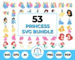 Disney Princess SVG Bundle – The SVG Prints