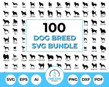 Dog Breed SVG Bundle - The SVG Prints