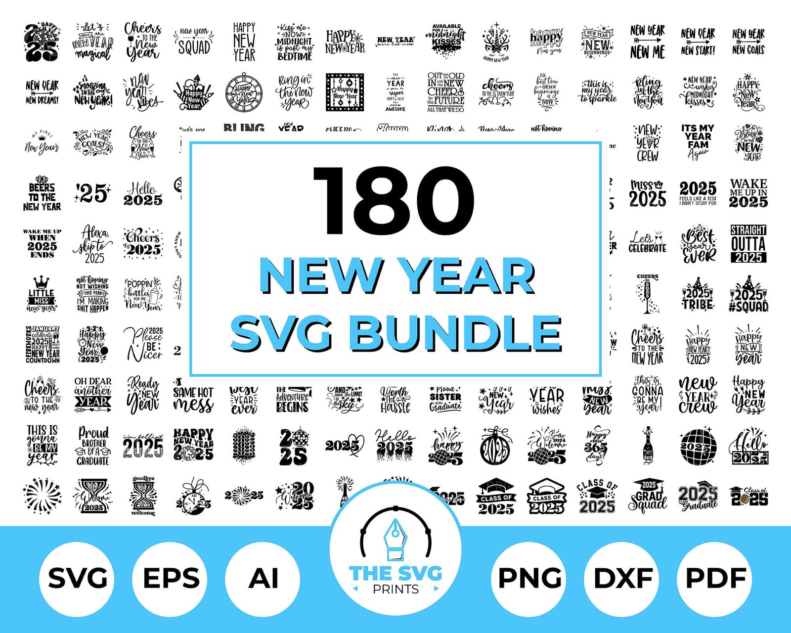 New Year 2025 SVG Mega Bundle-The SVG Prints New Year 2025 SVG Mega Bundle-The SVG Prints