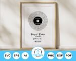 Custom Vinyl Lyrics Print - The SVG Prints