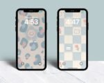 Baby Blue Aesthetic iPhone Wallpapers – The SVG Prints