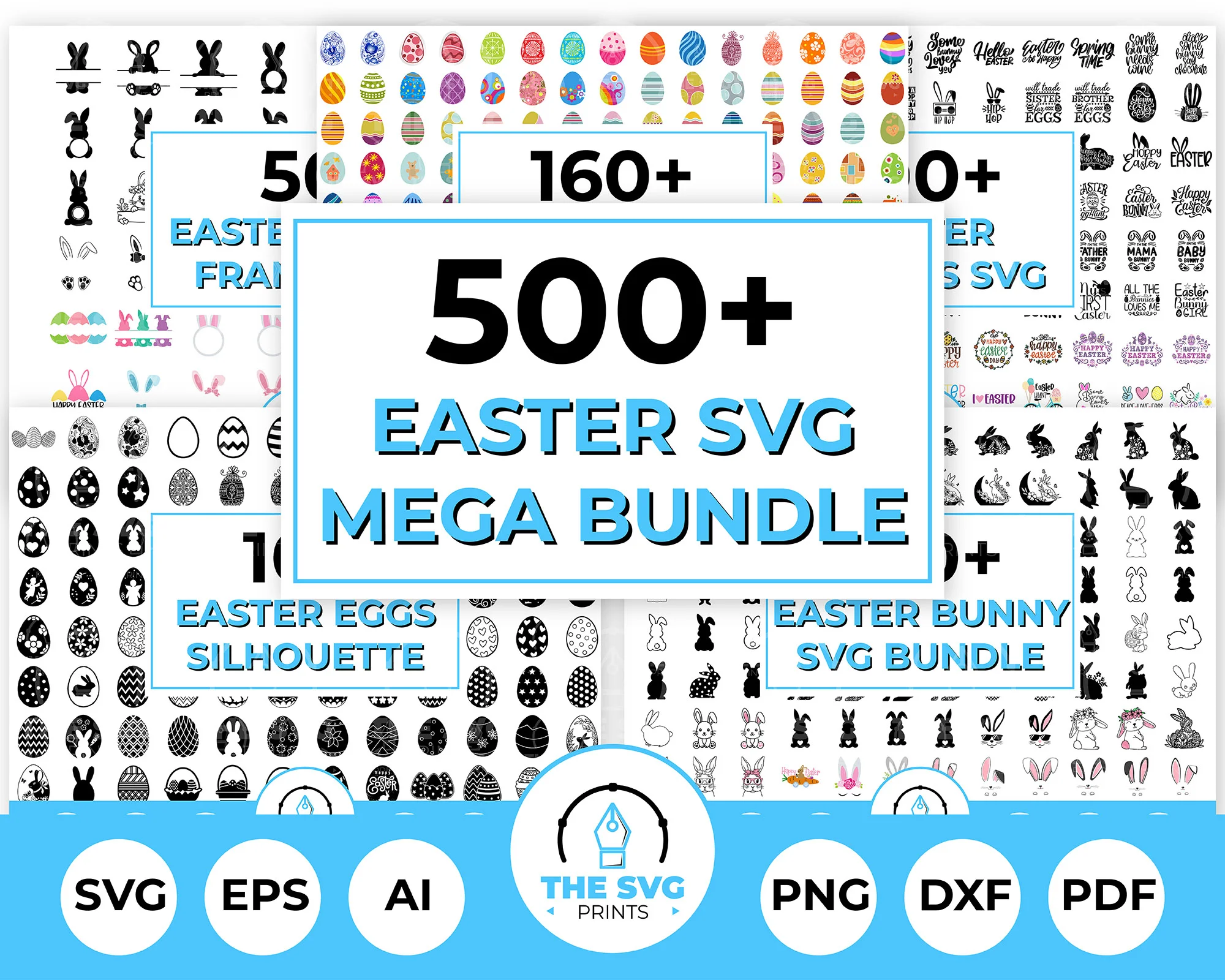 Easter SVG Mega Bundle - The SVG Prints Easter SVG Mega Bundle - The SVG Prints
